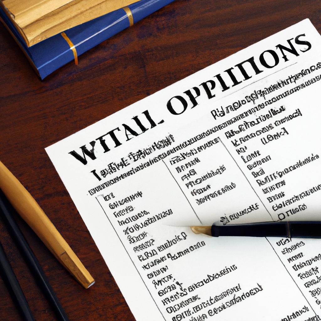 Professional Guidance on Organizing and Maintaining an Effective Wills List