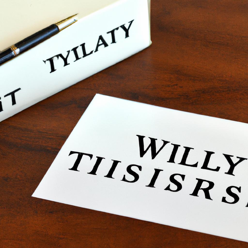 Understanding the Concept of Tryst and Will in Estate Planning